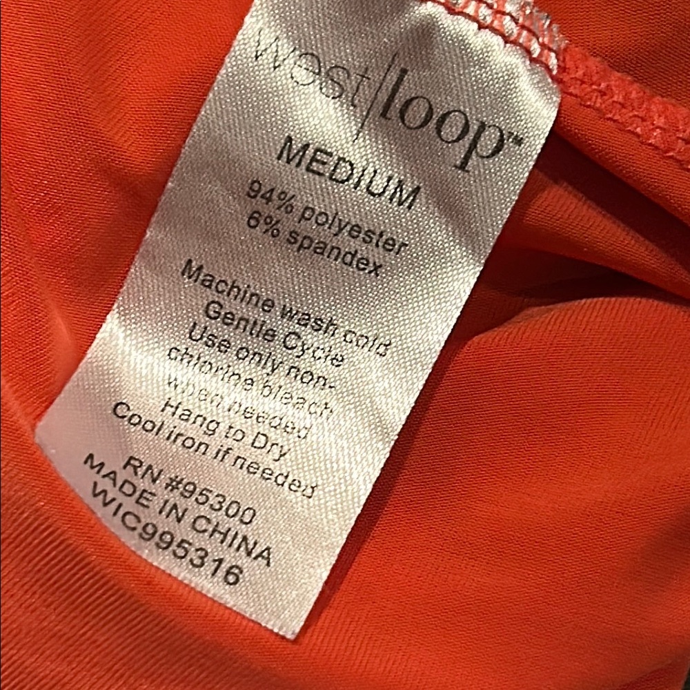 West Loop Orange Pleated Sundress - Picture 6 of 7